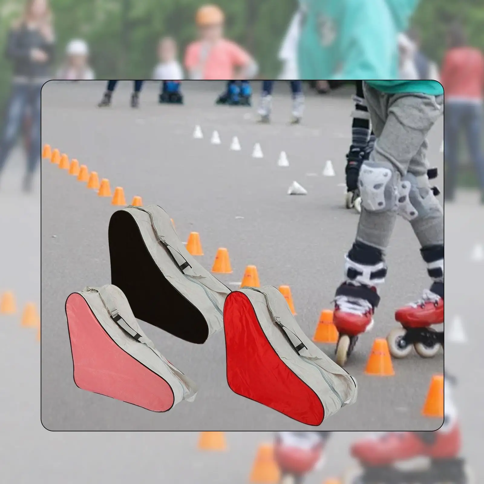 

Сумка для роликовых коньков Сумка для коньков для роликовых коньков Фигурные коньки Quad Skate