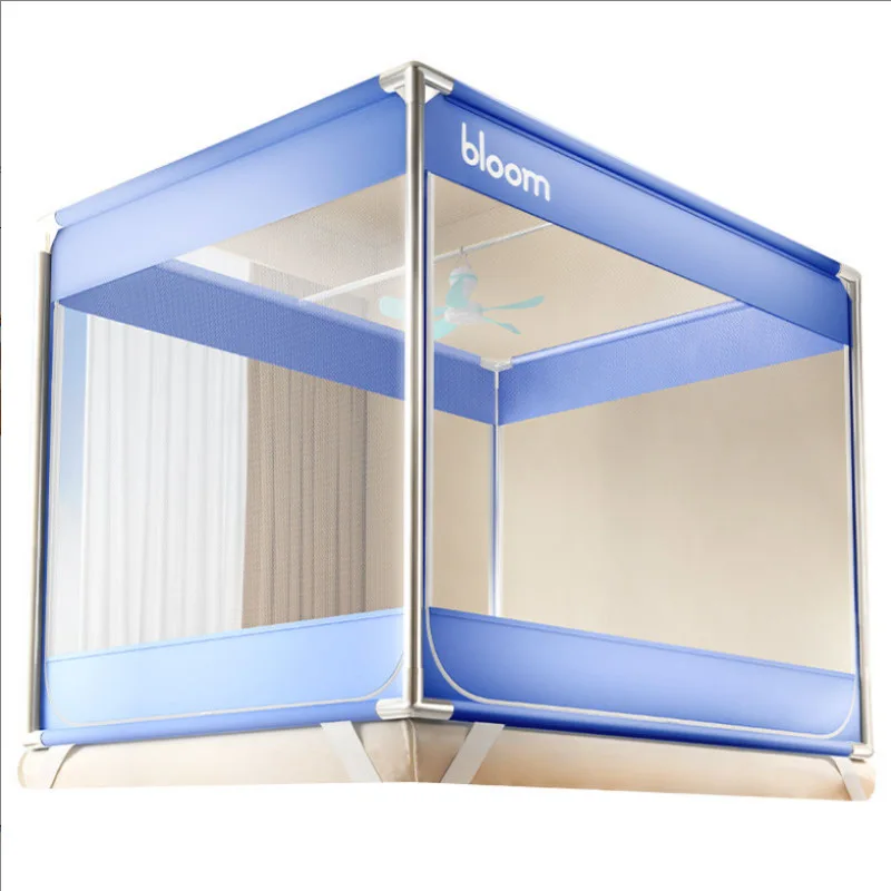 Custom Anti-Fall Advanced Mosquito Net Home Use,, Children's Dormitory, Student Anti-Drop Bed Mongolian Yurt Pattern Ne