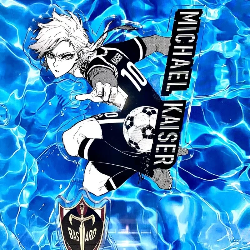 Michael Kaiser Anime Acrylic Stand Blue Lock Black White Manga Style Desktop Display Accessories Cartoon Goods Room Decor Gift