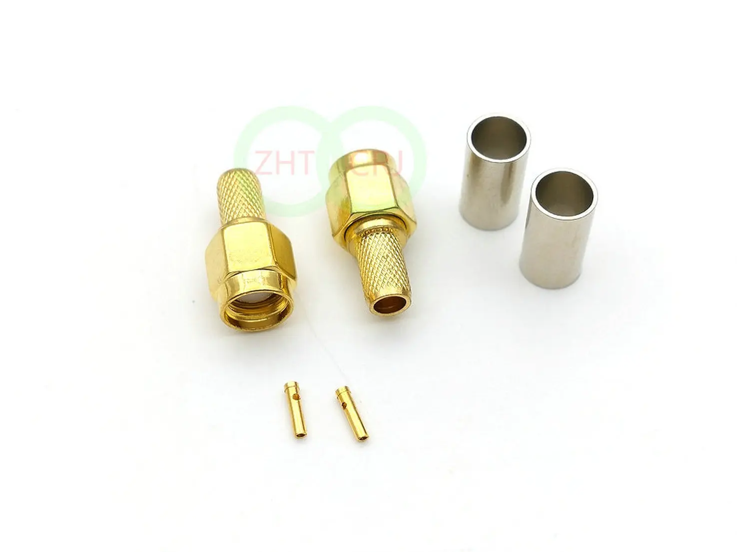 Imagem -05 - Sma Macho Plug Jack Crimp Conector rf para Rg58 Rg142 Lmr195 rp