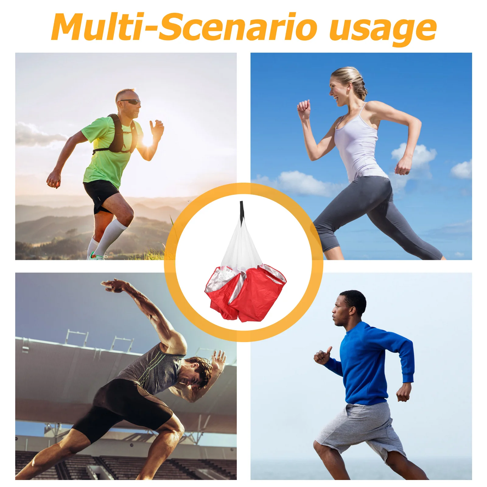 

Drag Parachute Football Workout Equipment Youth Number Training 210d Oxford Cloth Portable Sports Accessory