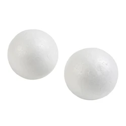 10pcs Party Wedding Decoration Modeling Craft Solid Foam Ball Polystyrene Balls Round Tree White 50mm-100mm
