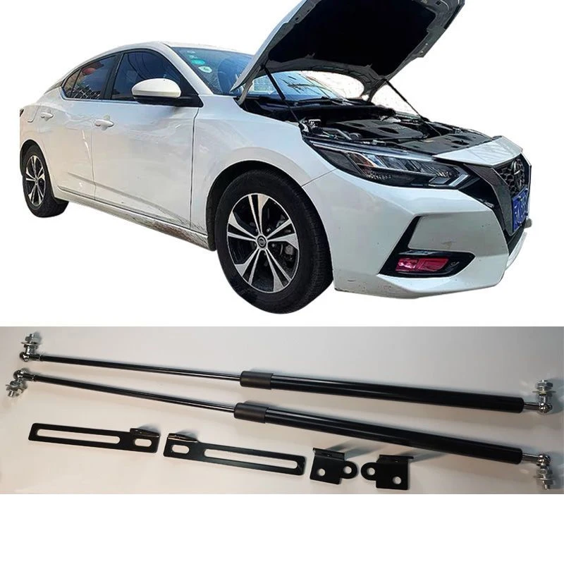 Car Front Hood Hydraulic Rod For Nissan Qashqai J11 2014~2021 Car Engine Covers Supporting Strut Spring Shock Bars Accessories