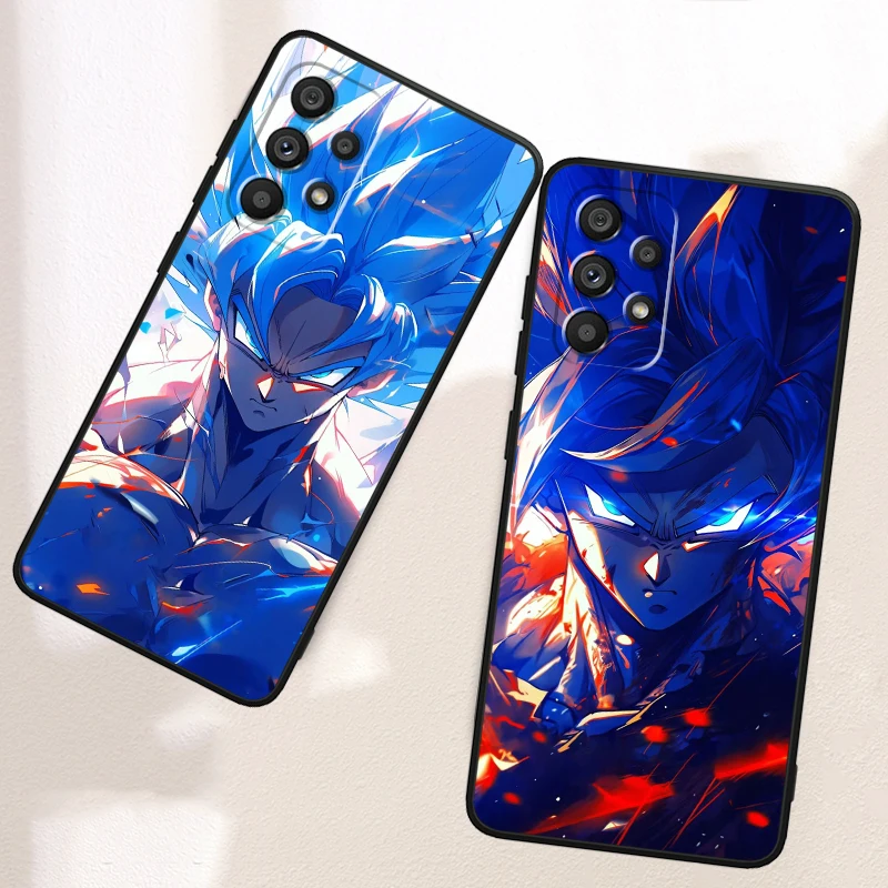 Trend D-Dragon Ball Z Art For Samsung A53 A52 A33 A32 A51 A71 A21S A13 A73 A55 A22 A23 A35 A72 A54 A12 5G Black Soft Phone Case