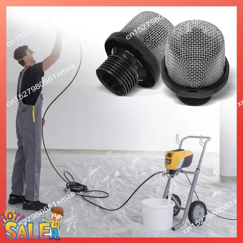 ABCL 288716 Airless Paint Sprayer Inlet Strainer, 4 ชิ้น 3/4 นิ้วเปลี่ยน Inlet Strainer สําหรับ Airless Sprayer จิตรกร Pa
