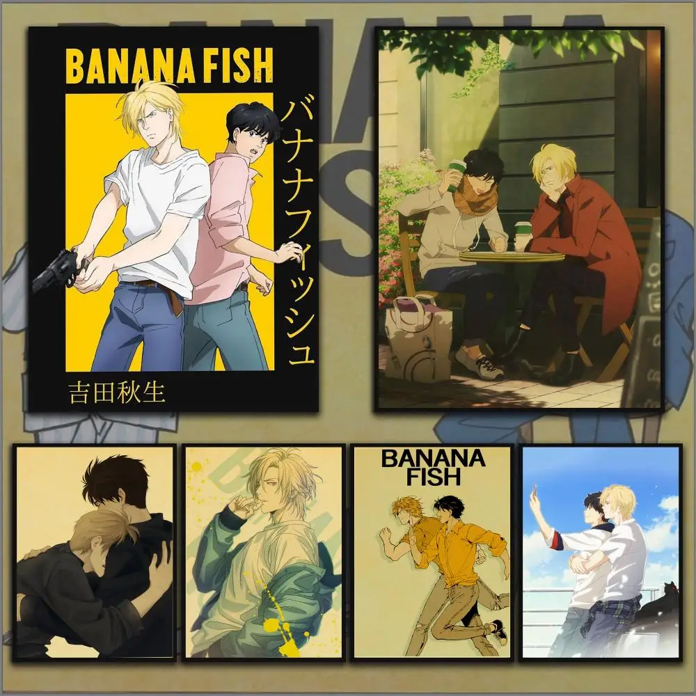 

Poster HD Anime Hot Theme Singer/OST/Movie-Waterproof Self-Stick Home Decor Anime Banana FishClassic