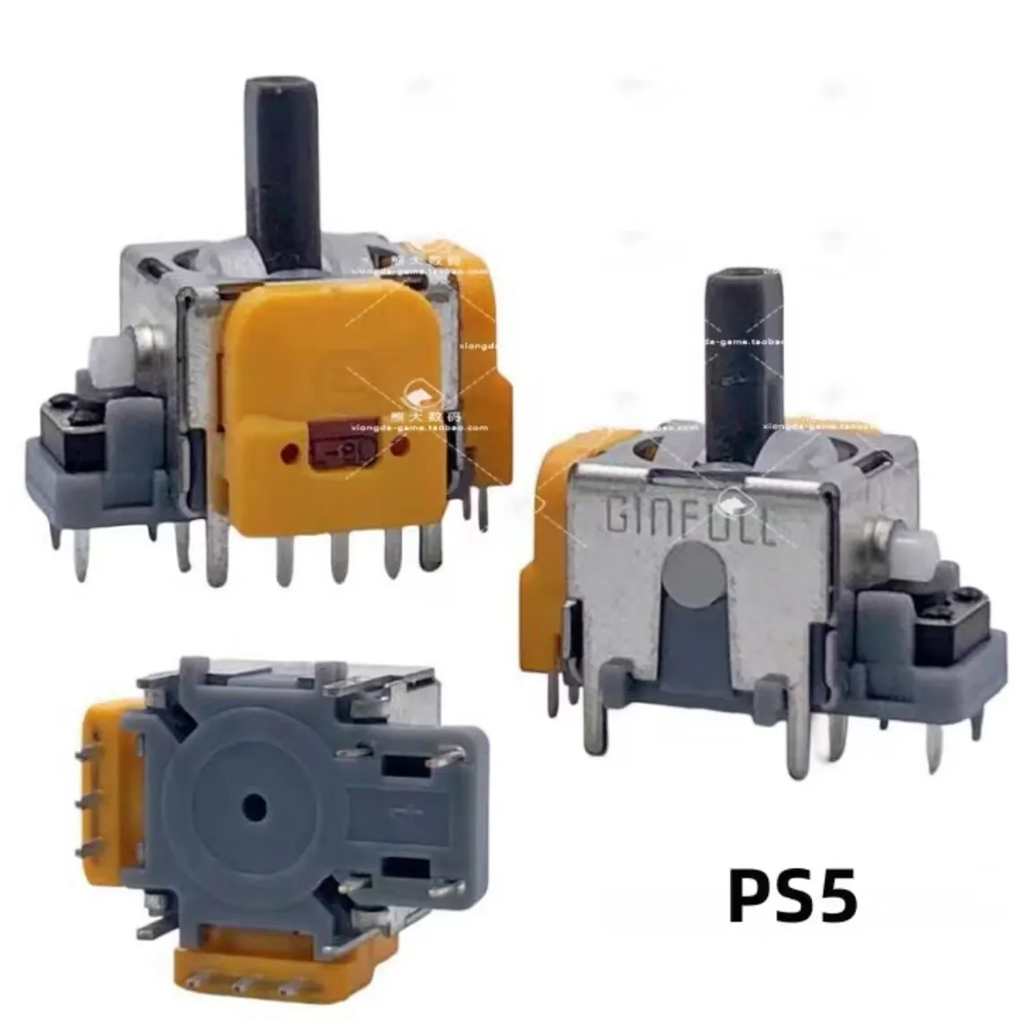 10 قطعة عصا التحكم الكهرومغناطيسية بتأثير القاعة لـ PS5/PS4/Xbox One/Series تحكم ثلاثية الأبعاد وحدة استشعار عصا تناظرية إصلاح