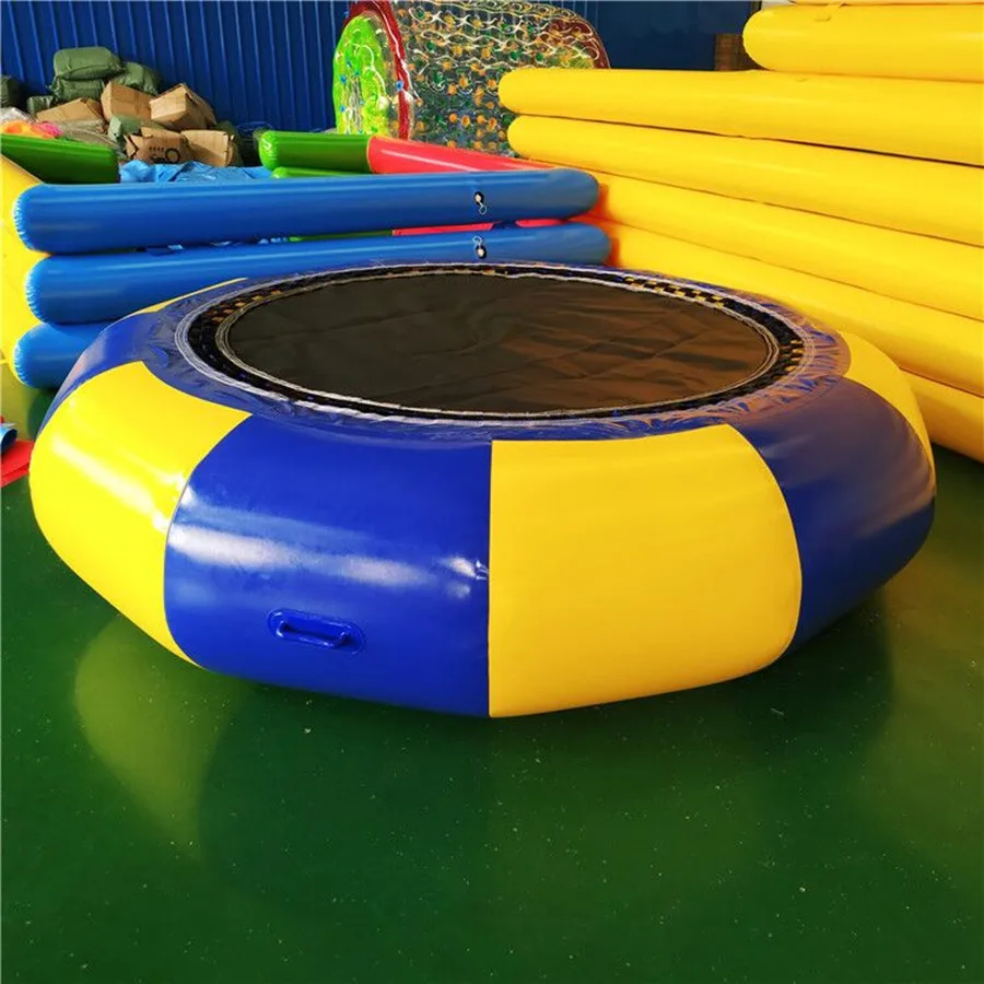 Trampolín de agua inflable de 3m, 0,9mm de diámetro, cama de salto de agua, trampolín de Salto (1 soplador gratis)