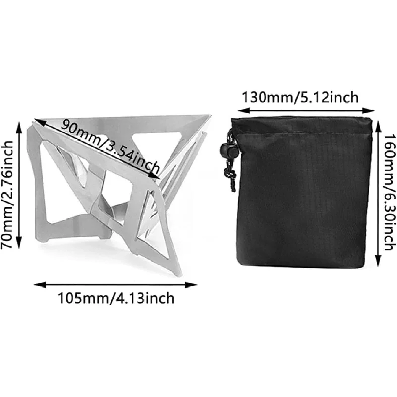 

Collapsible Coffee Drip, Stainless Steel Reusable Coffee Filter Holder Cone Coffee Filter for Traveling Camping Hiking, Lightwei