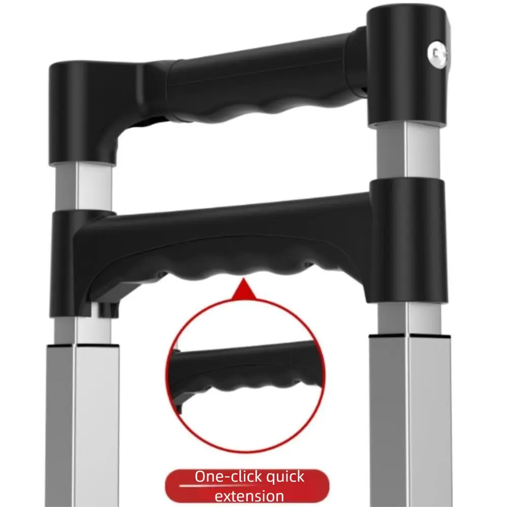 Pratico carrello pieghevole leggero Carrello multifunzione pieghevole per carichi pesanti Carrello portatile in lega di alluminio da campeggio