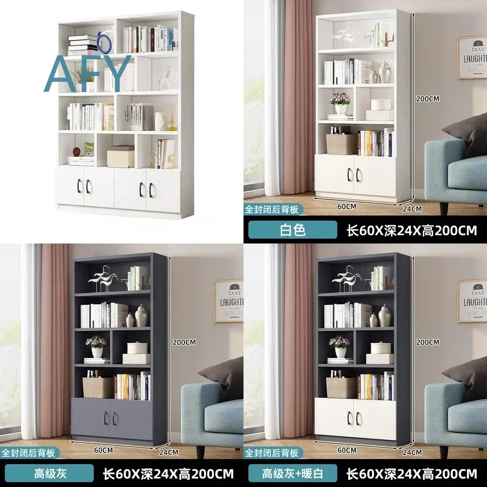 Nordic Bookcase for Living Room Modern Display Cabinet Storage Shelf Magazine Rack Book Organizer Home Furniture Minimalist