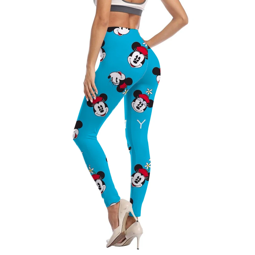 Leggings Casual Disney Mickey Mouse print Elastic Fashion Bottoms Leggings Women Fitness Camouflage Leggings Workout Legging