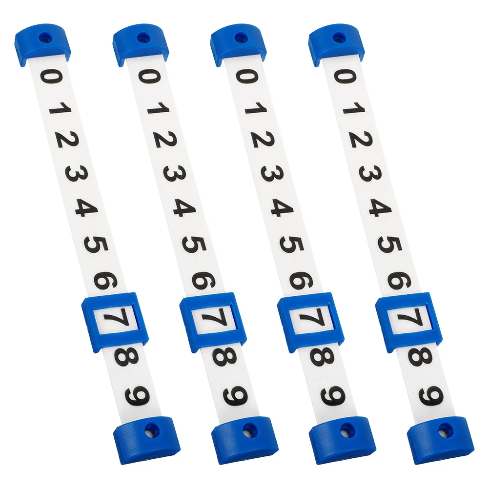 

4Pcs Foosball Score Counter Table Football Scoring Indicator Compact Design Easy Setup Large Display Scoreboard Replacement