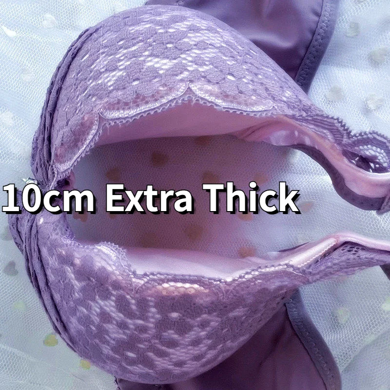 Thick Extra Extra Thick Bra for Women 9cm Small Chest, Flat Chest, Magic Tool for Women 10cm Extra Thick Gathering 10cm