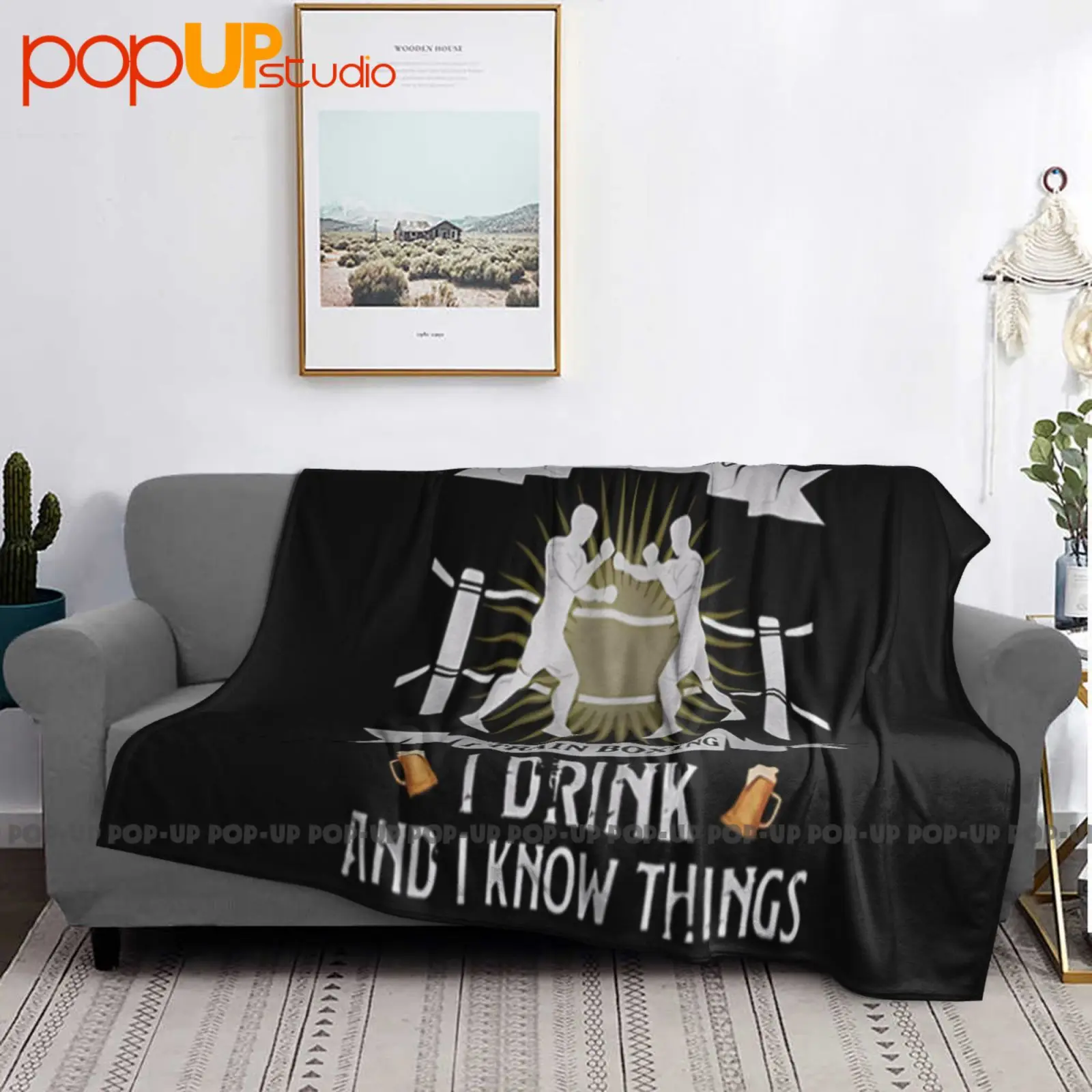 That S What I Do Train Boxing Drink and Know Things، بطانية فائقة النعومة، غطاء أريكة شتوي، أغطية سرير #3