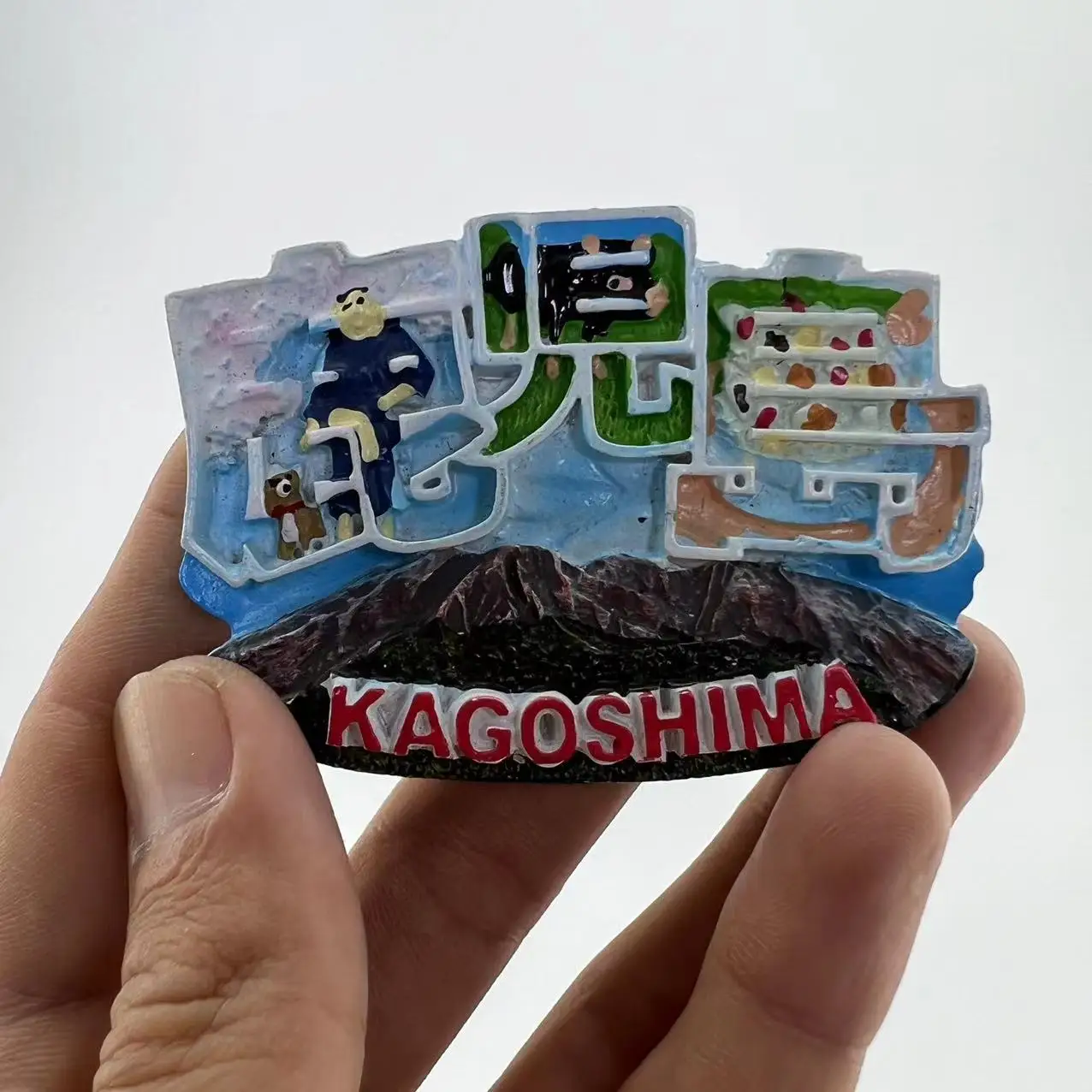 Japanese Refrigerator Stickers Travel Souvenirs Three-Dimensional Decoration Crafts Resin Hand-Painted Magnet Birthday Gift - Image 4