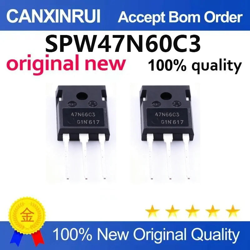 (5pcs-100pcs)Brand new original SPW47N60C3 silk screen 47N60C3 TO-247 N-channel field-effect transistor