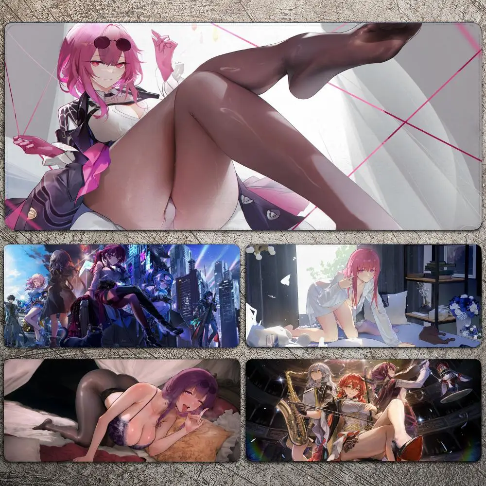 

Honkai Star Rail Kafka Anime Sexy Girl Mousepad Large Gaming Mouse Pad LockEdge Thickened Computer Keyboard Table Desk Mat