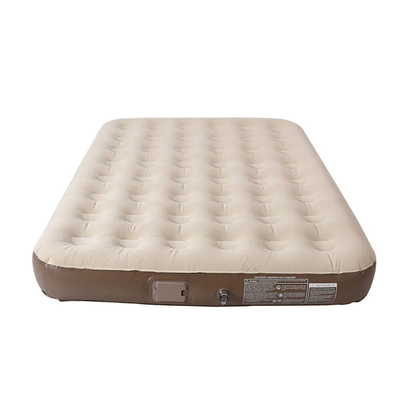 Colchão de ar duplo ajustável Colchão de ar versátil inflável Bomba embutida Colchão de ar infantil durável