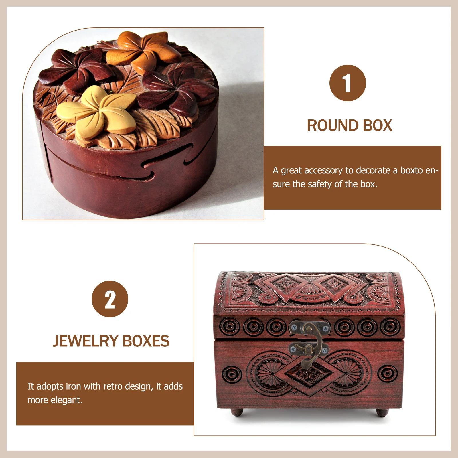 

Cabinet Lock Buckle Vintage Iron Latch Retro Wood Gift Box Hardware Furniture Accessories Latch For Bags