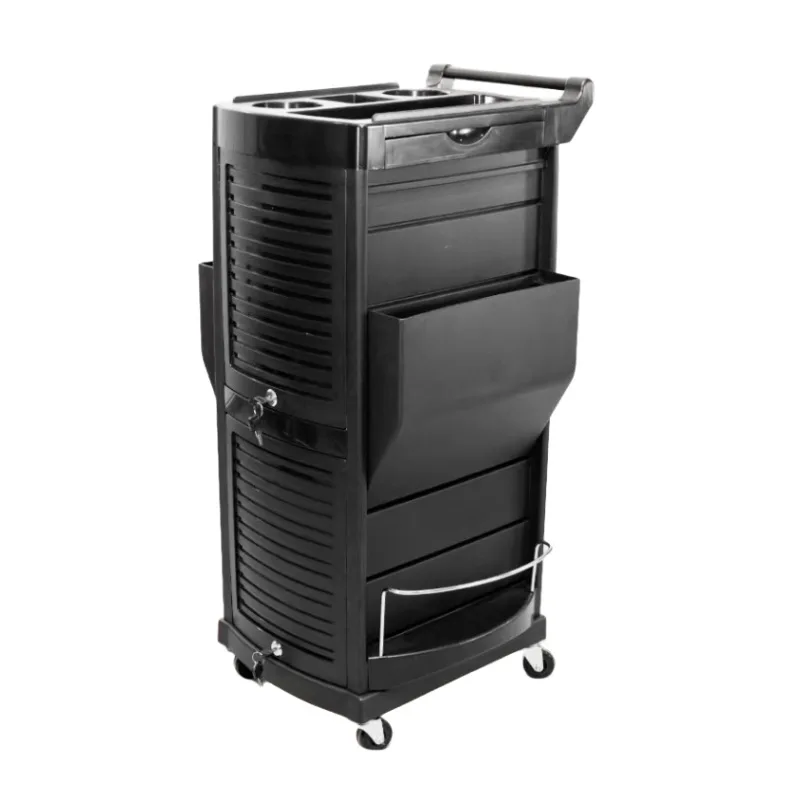 

Hair Salon Tool Cabinet Cart No Wheel With Lock Barber Shop Cart Beauty Bar Cart Perm Dyeing Hair Salon