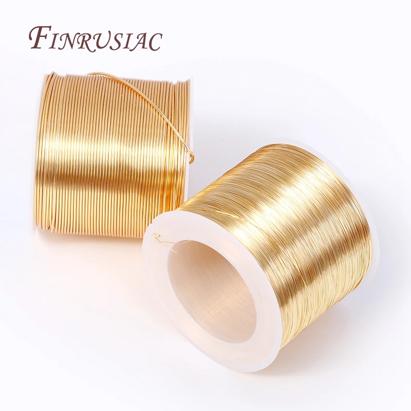 5 Meter 18 Karat vergoldeter Kupferdraht für DIY-Schmuck, robuster, farbechter Perlendraht für Armbänder, Halsketten, Herstellungszubehör – Detail 18