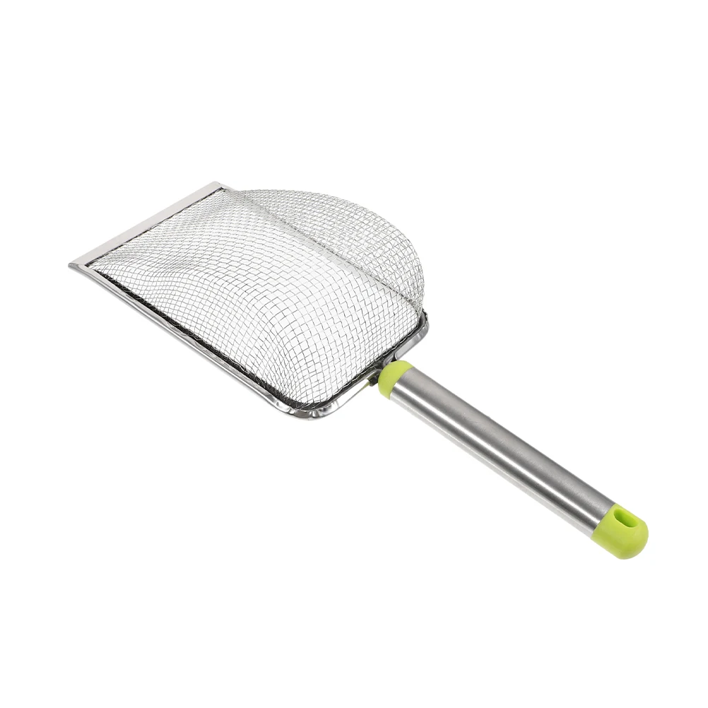 

Stainless Steel Cat Litter Scoop 38X38mm Mesh Green Shovel for Poop Cleaning Reptile Container Pet Supplies Lightweight NonStick