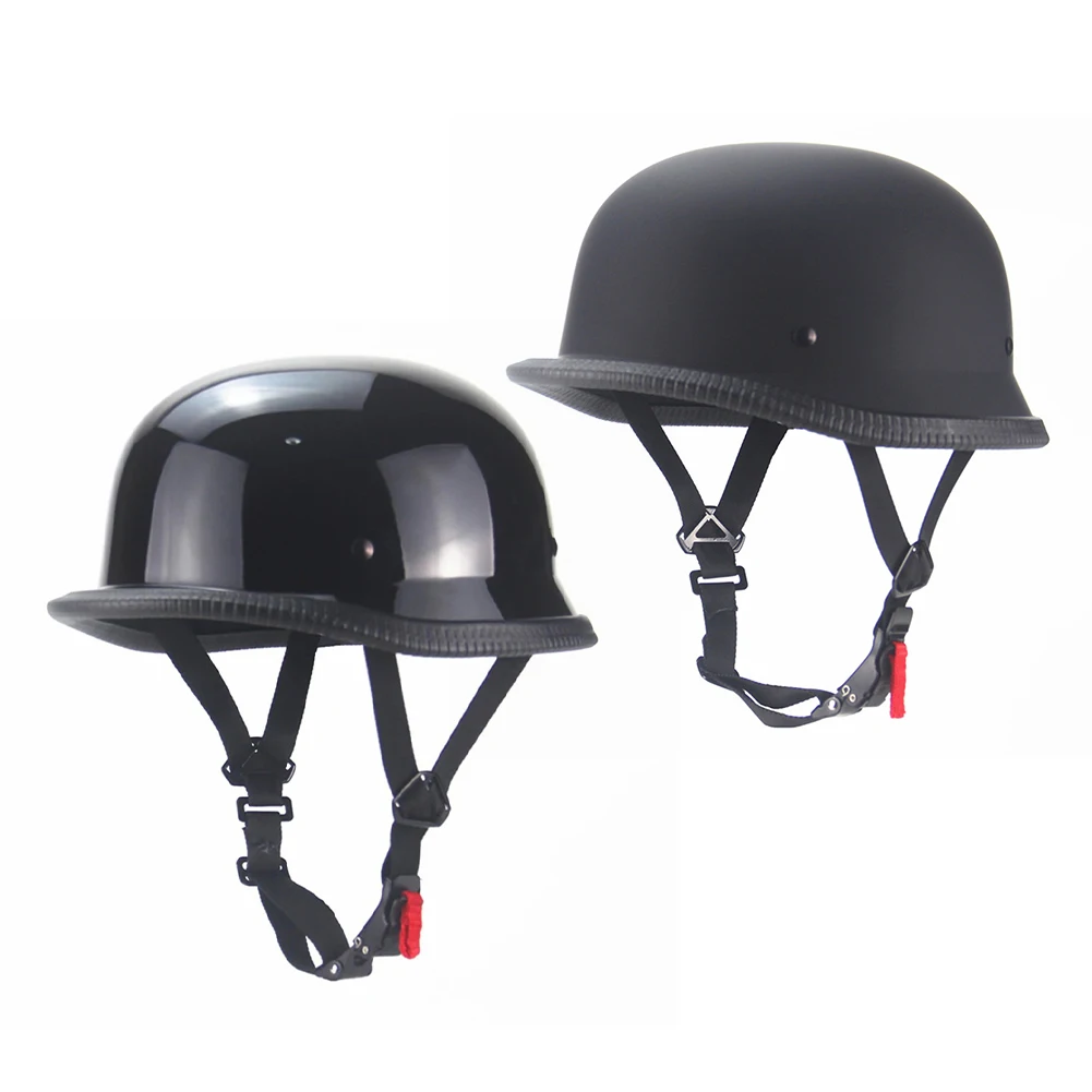 Cycling Helmet Cap Half Shell Retro Open Face Lightweight Motorcycle Half Face Safety Helmet for Outdoor Sport Scooter Motorbike