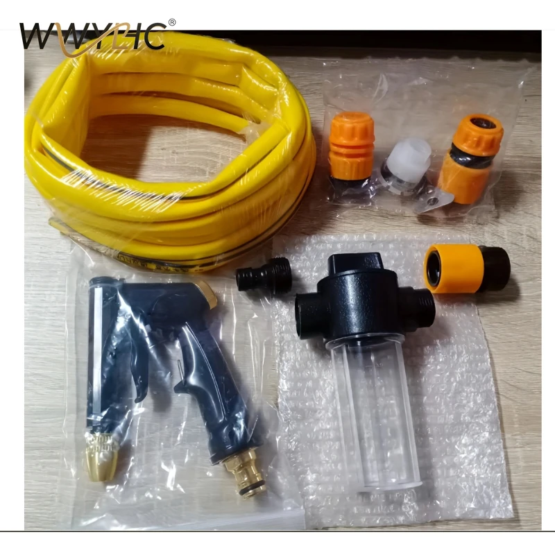 

Подходит для мойки автомобилей высокого давления с длинной штангой из сплава, двухфункциональный, большой емкости, с резиновой ручкой, инструмент для домашней уборки