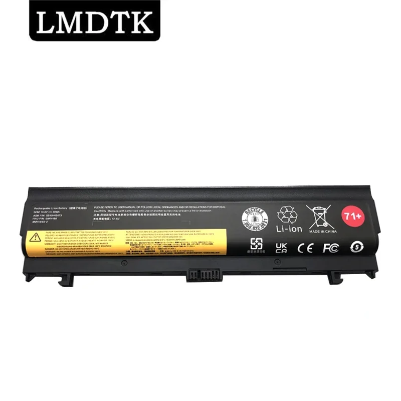 

Аккумулятор LMDTK для ноутбука Lenovo Thinkpad L560 L570 SB10H45073 SB10H45074 SB10H45071 00NY488 00NY489 00NY486 10,8 В 48 Вт/ч