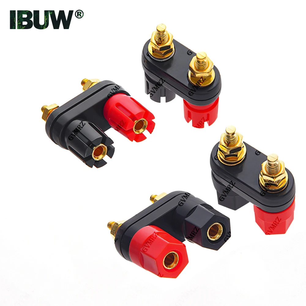 1PCS Banana plugs Red Black Couple Terminals  Connector Amplifier Terminal Binding Post Banana Speaker Plug Jack