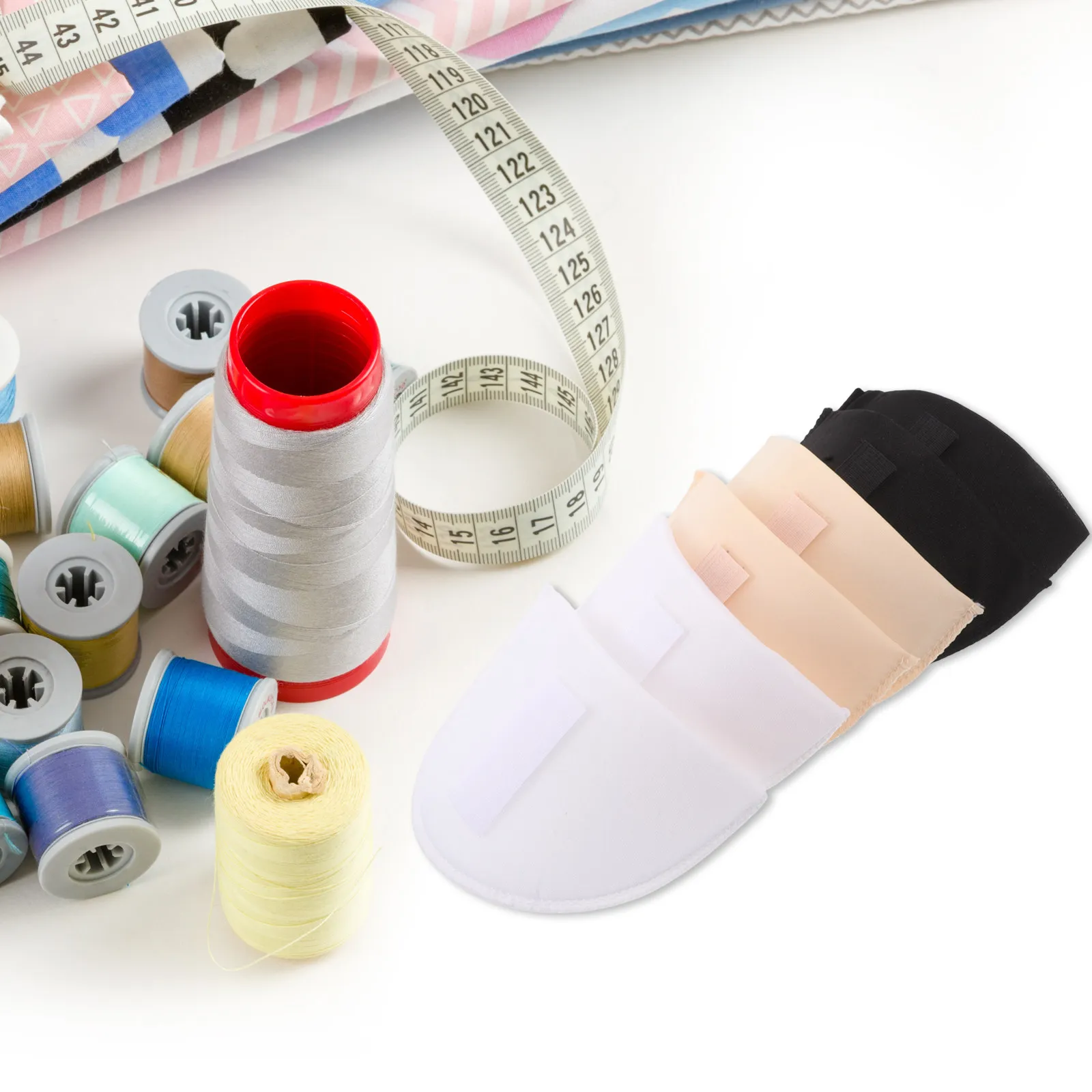 6Pcs Soft Sponge Shoulder Pads Thickened 3D Effect Insert Style Pads for Clothing Dress Suit Jacket Enhancer Comfortable