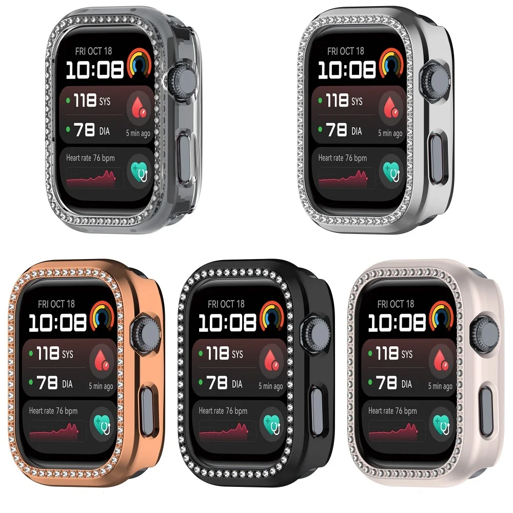 غطاء حماية لساعة Huawei Watch D2 مجوف من صف واحد من الماس #4