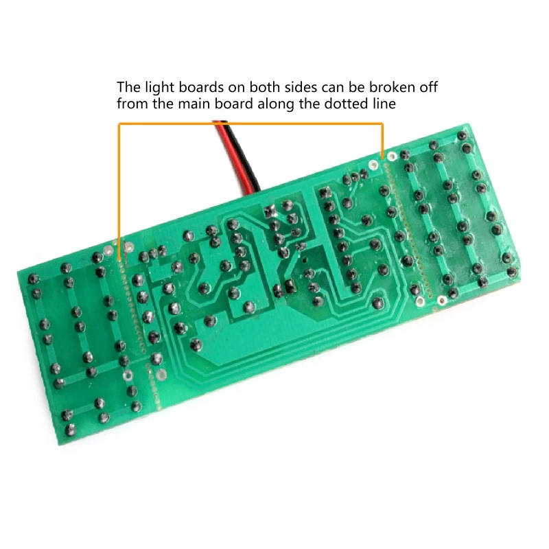 Electronic Flashing Lights Soldering Practice Board LED NE555 CD4017 IC LED Electronic Lights Kits  Blue Dual-Color