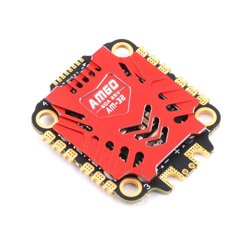 

AM32 4-In-1 ESC 60A 32Bit 3-6S Electronic Speed Controller For FPV Racing Drone-WMAN