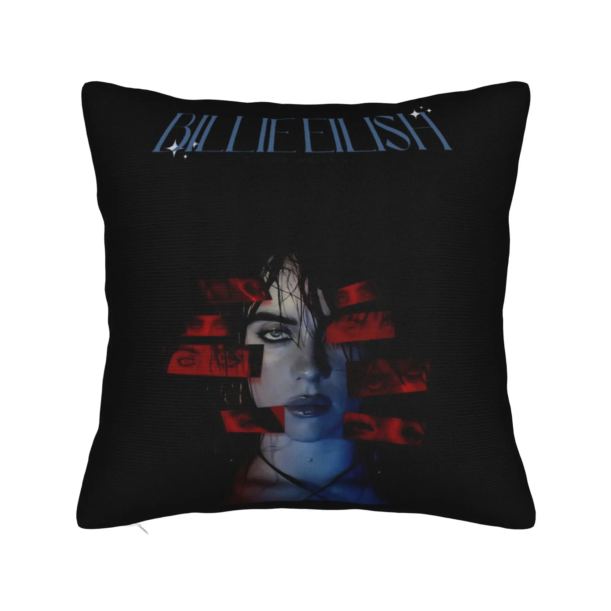 Billies Y2k Pillowcase Double-sided Printing Polyester Cushion Cover Decoration  Throw Pillow Case Cover Sofa Zipper 40X40cm