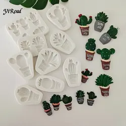 DIY Plant Molds Cactus Silicone Candy Craft Molds Resin Tools Cupcake Baking Molds Fondant Cake Decorating Tools