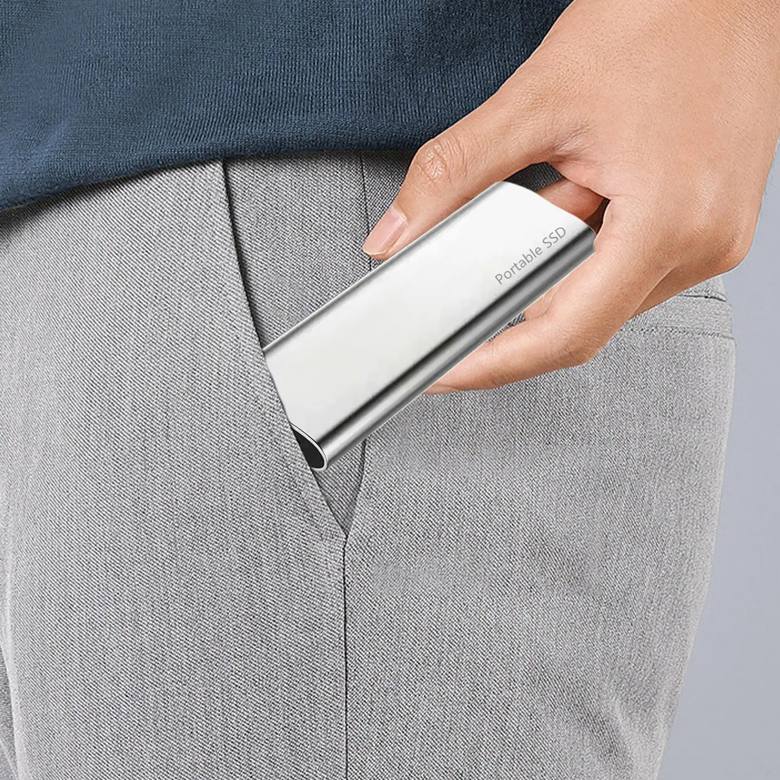 

External Hard Drive For PC 6TB Flash Disk Type-C And Type-A Ports Solid Drive For Adult Student Teacher Phone Laptop Computer