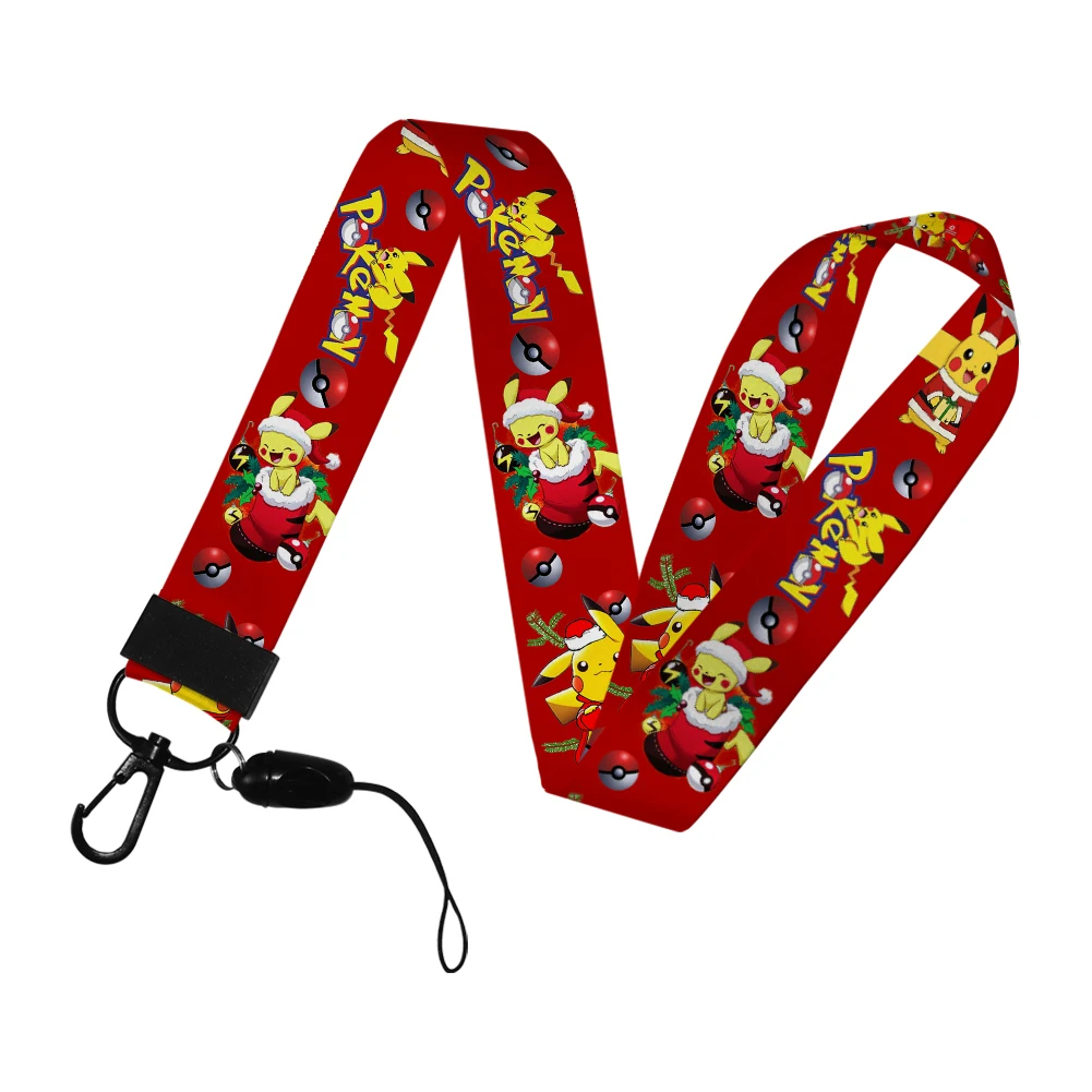 

New Year Pika Card Case ID Badge Holder Strap Christmas Bus Pass Access Card Case Cover Slip Bank Credit Card Holder Lanyards