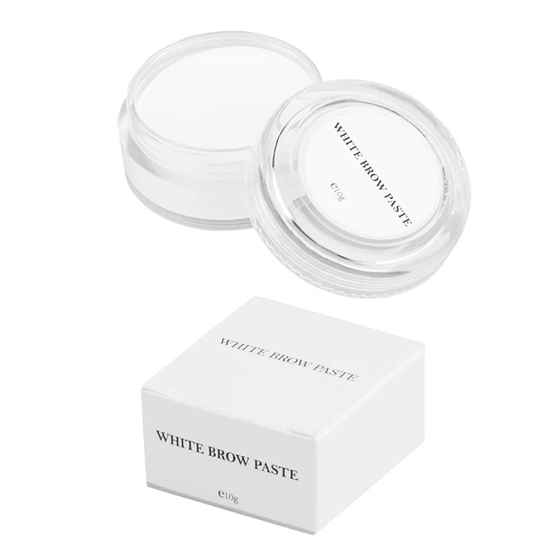 Makeup Eyebrow Mapping Paste Brow Lip Shape Position Tool Microblading Eyebrow Marker Pen Tattoo Brow Paste 1pcs White