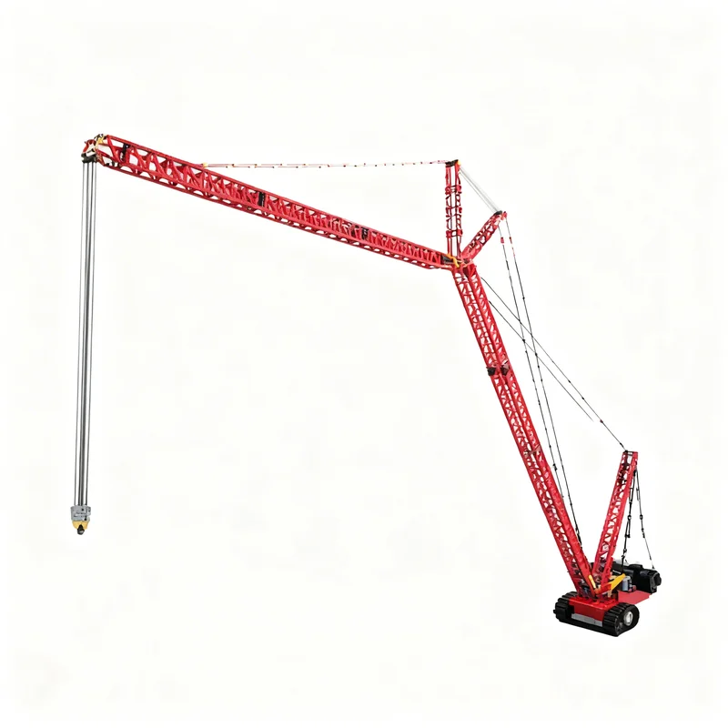 7385pcs MOC LIEBHEER LR11350 Crawler Crane Technical Model Building Blocks Christmas Gift Education Brick Birthday Collection