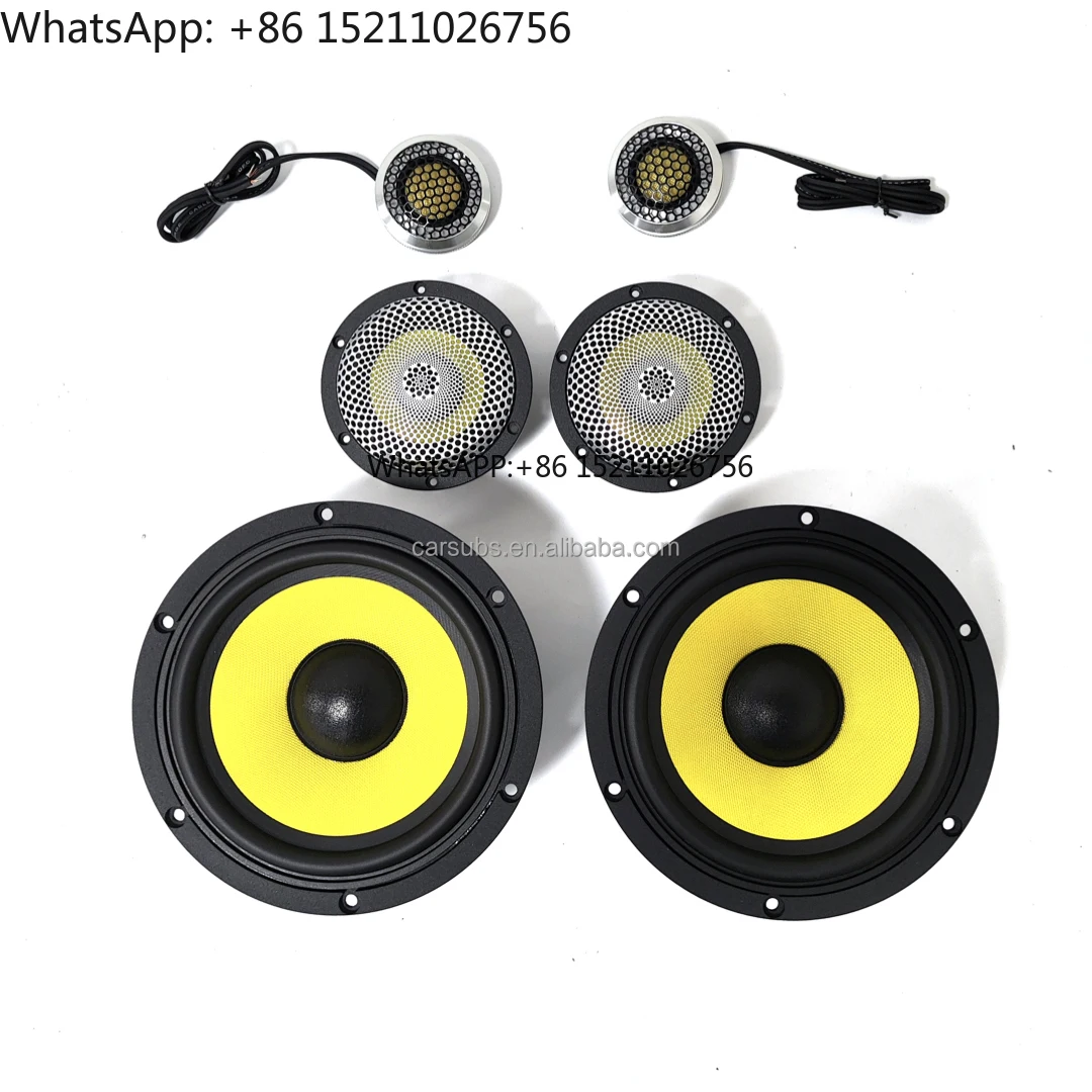 Componentes de altavoz estéreo para coche de calidad de sonido, altavoz de rango medio de 3 vías para coche, Tweeter, rango completo, altavoces para coche de 3 vías