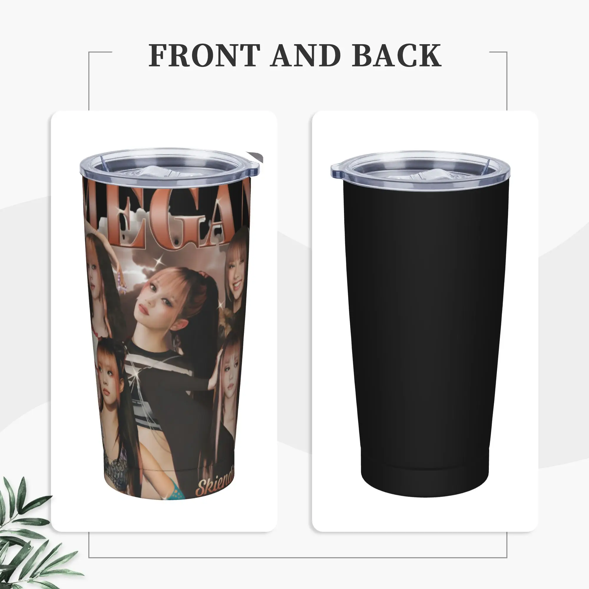 Stainless Steel Tumbler Katseye Kpop Girl Group Coffee Mug  Keep Heat Hot Drinks Mugs Cup Beach Water Bottle