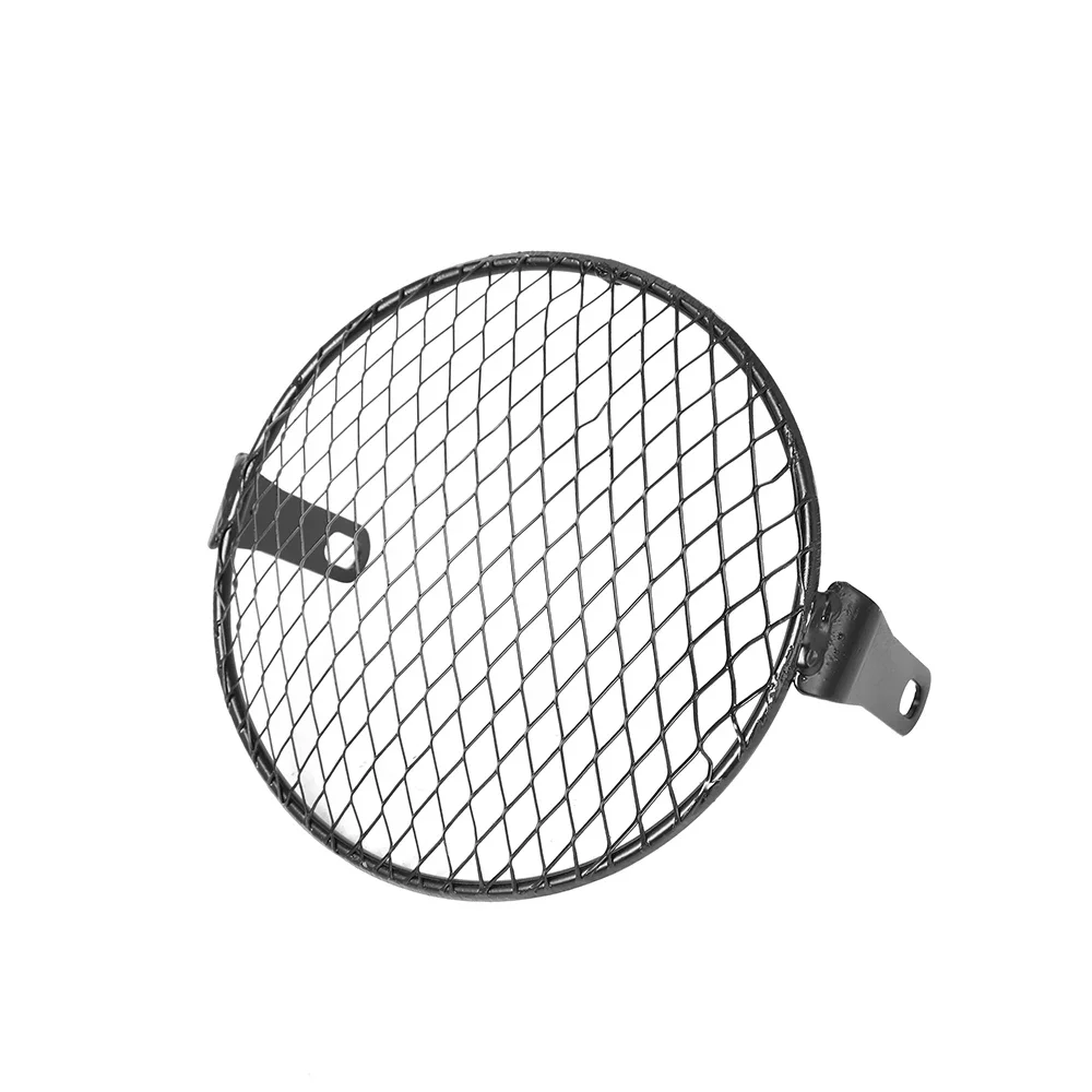 6,3-дюймовая защитная крышка для фар, металлическая ретро-мотоциклетная сетка для фар, решетка абажура, подходит для универсального HarleyYamaha Triumph Honda