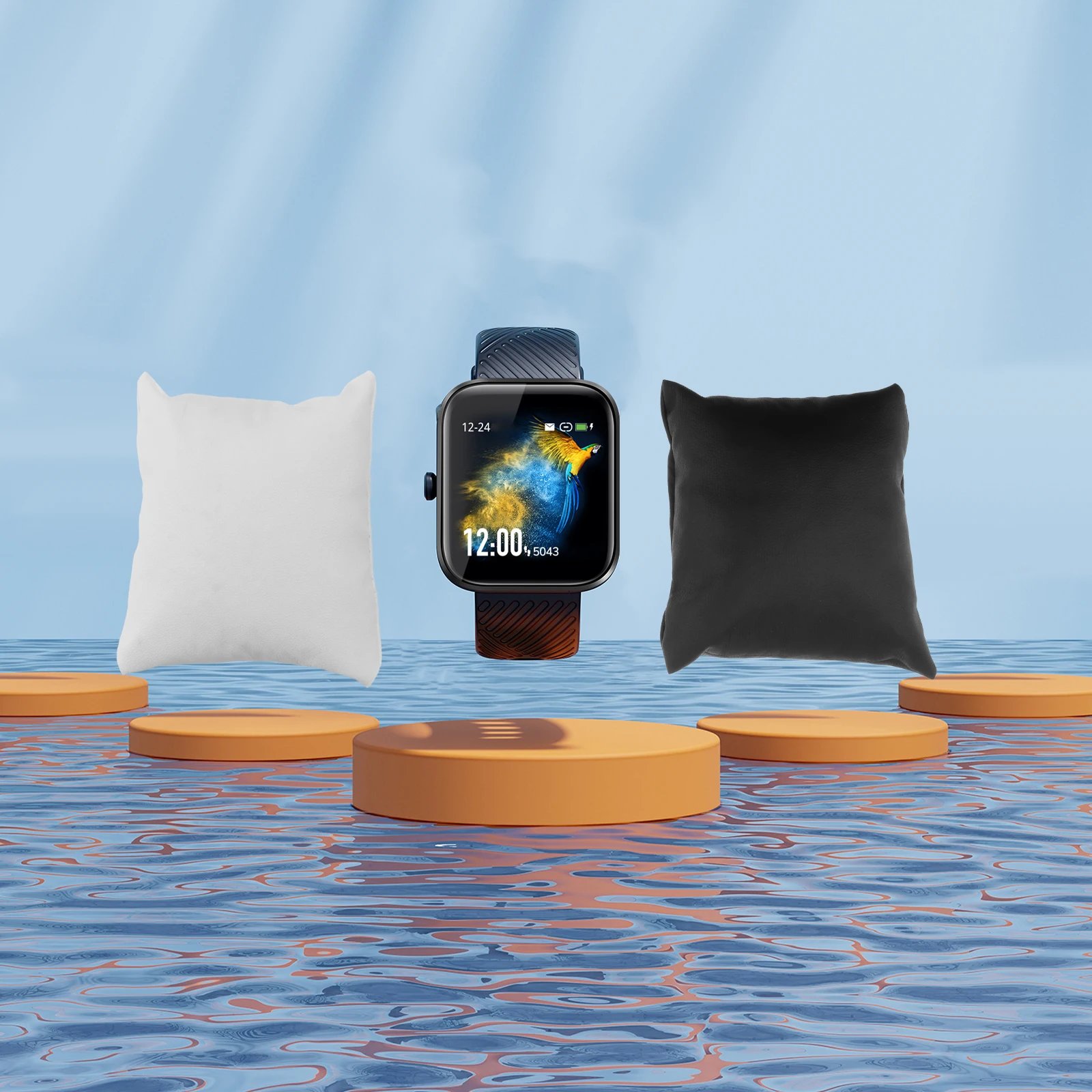 

10 Pcs Jewelry Display Pillows White Watch Bangle Bracelet Chain Cushions for Store Home Travel Trade Shows Gifts