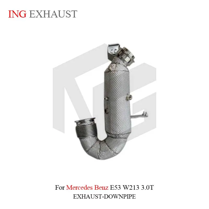 ING Cat Downpipe Performance opf Header for Mercedes BENZ AMG E53 W213 3.0t New Engine Power Style Race Tube Exhaust Accessories