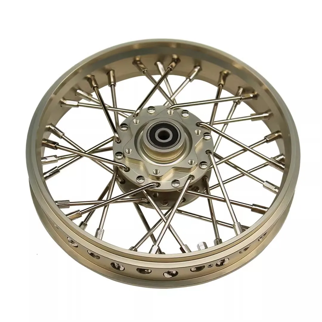 HR Losi 1:4 Promoto MX Motorcycle 7075 Aluminum Alloy Electric Bicycle Front Hub Hard Film Oxidation  Sold 0