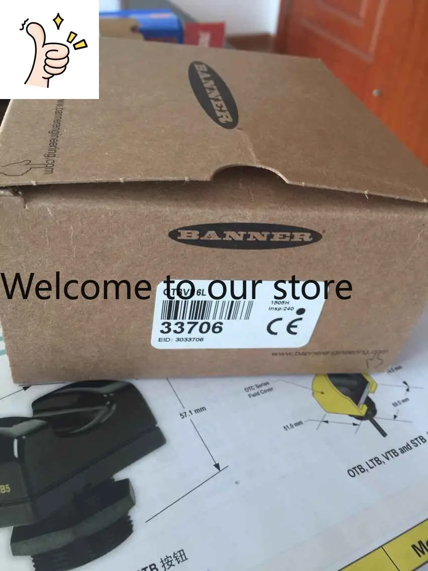For Details, Please Contact OTBVN6L Photoelectric Button OTBVP6L Start Button BANNER, Original.