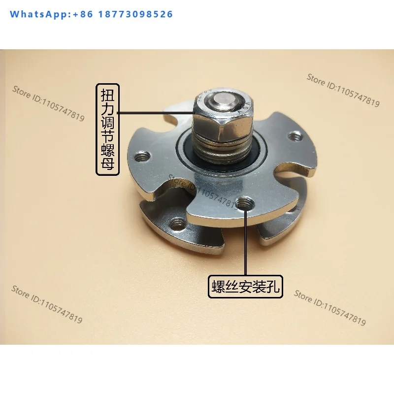 Unidirectional and bidirectional damping pivot folding buffer stop rocker arm bracket torque hinge adjustable