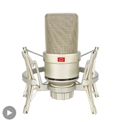 Professional Condenser Microphone Studio For PC Laptop Computer Mic Karaoke Singing Streaming Wired Mikrofon Mike Sound Microphn